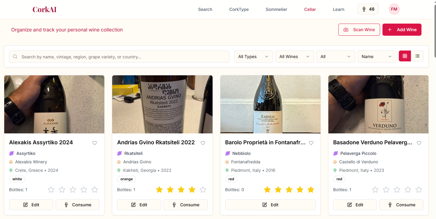 Wine Cellar Overview